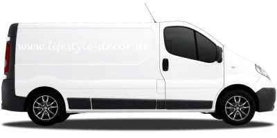 Autoaufkleber Wunschtext 6 | Set für beide Fahrzeugseiten