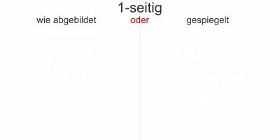 Autosticker Orchidee - Ansicht Ausrichtung und Farbauswahl