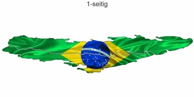 Autotattoo Fahne von Brasilien