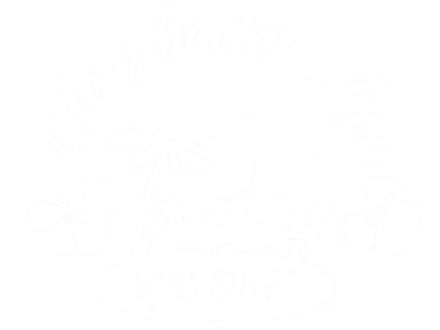 Autoaufkleber Life ist better when you surf