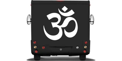 Autotattoo Om auf Camper