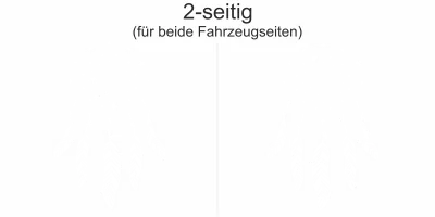 Traumfänger Motiv als Autoaufkleber - Ansicht zweiseitig für beide Fahrzeugseiten und Farbauswahl