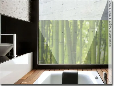 Glasdesign Bambus