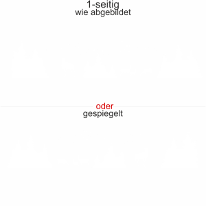 Bergpanorama Wald und Rotwild für Wohnmobil