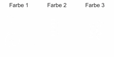 Bunter Auto Aufkleber Stilvolles Ornament - Ansicht Farbauswahl