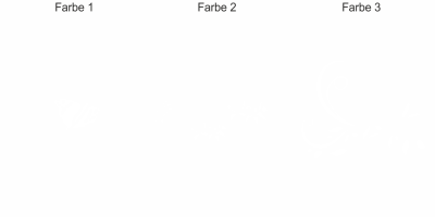 Buntes Möbeltattoo Traumfalter