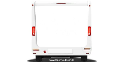Camper mit Herz Aufkleber