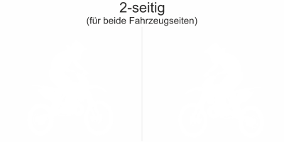 Caravanaufkleber Motocross