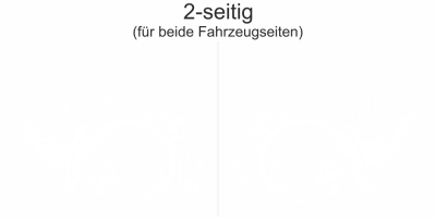 Autoaufkleber Zauberornament