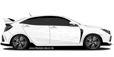 Cartattoo Flammenaufkleber 25