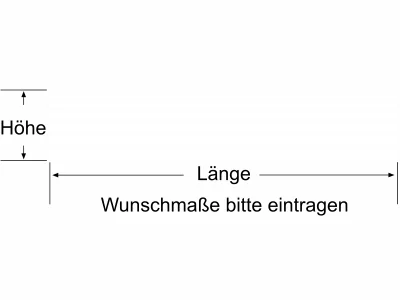 Durchlaufschutz Streifenverlauf - Ansicht Farbauswahl