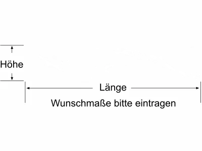Durchlaufschutz Wellenkontur - Ansicht Farbauswahl