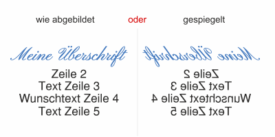 Fahrzeugbeschriftung Textblock | 03 - Ansicht Ausrichtung