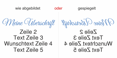Fahrzeugbeschriftung Textblock | 05 - Ansicht Ausrichtung