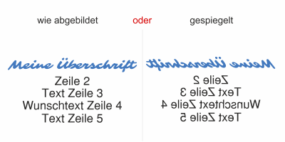Fahrzeugbeschriftung Textblock | 08 - Ansicht Ausrichtung