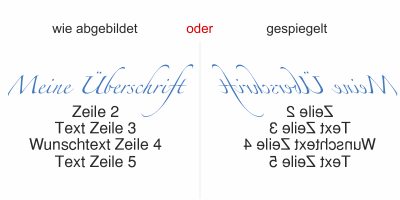 Fahrzeugwerbung Adresse 01 - Ansicht Ausrichtung