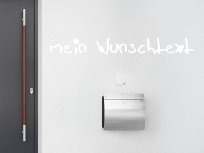 Fassadenbeschriftung Wunschtext | 12