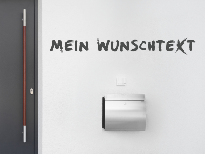 Fassadenbeschriftung Wunschtext | 14