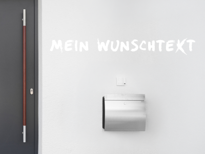 Fassadenbeschriftung Wunschtext | 14