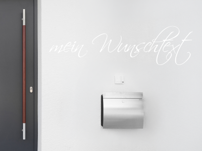 Fassadenbeschriftung Wunschtext | 2