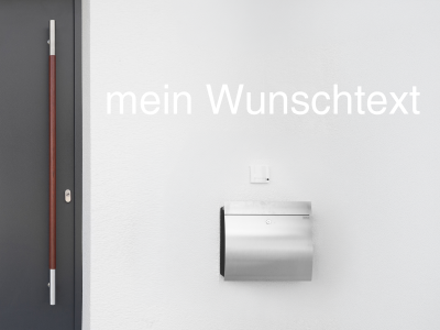 Fassadenbeschriftung Wunschtext | 26