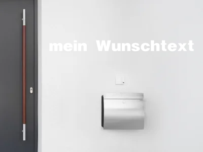 Fassadenbeschriftung Wunschtext | 27