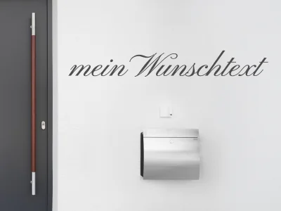 Fassadenbeschriftung Wunschtext | 3