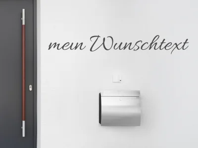 Fassadenbeschriftung Wunschtext | 4