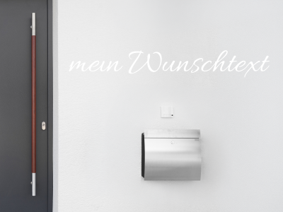 Fassadenbeschriftung Wunschtext | 4