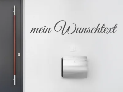 Fassadenbeschriftung Wunschtext | 4