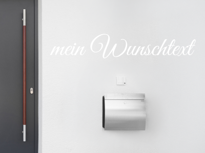 Fassadenbeschriftung Wunschtext | 5