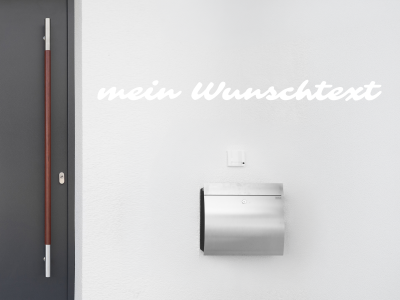Fassadenbeschriftung Wunschtext | 8