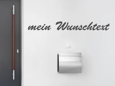 Fassadenbeschriftung Wunschtext | 9