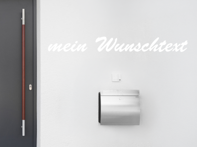 Fassadenbeschriftung Wunschtext | 9