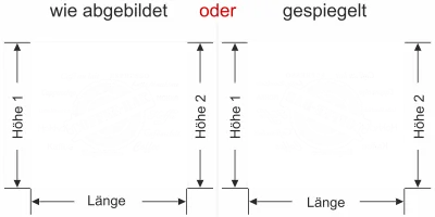 Fensterfolie Coffee Bar - Ansicht Ausrichtung mit Farbauswahl - Vorschlag 2