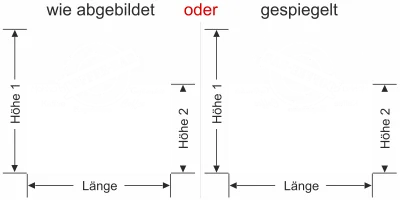 Fensterfolie Coffee Bar - Ansicht Ausrichtung mit Farbauswahl - Vorschlag 1