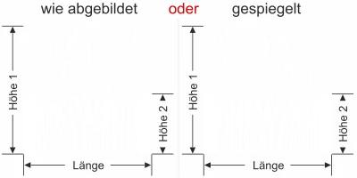 Tolle Gräser als Milchglas Sichtschutzfolie - Ansicht Ausrichtung und Farbauswahl