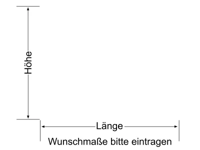 Fensterfolie Streifen 10/1 - Ansicht Farbauswahl und Anleitung zur Größenberechnung