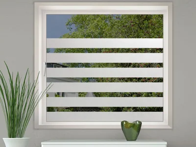 Fensterfolie Streifen 10/5