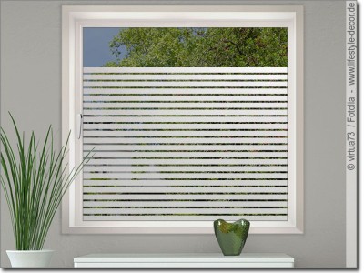 Fensterfolie Streifen 3/1 Fensterfolie Streifen 3/1
