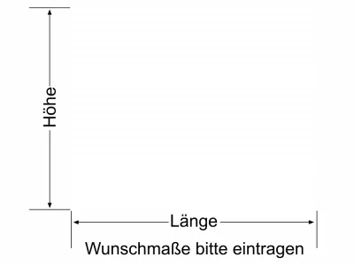 Fensterfolie Streifen 3/1 - Ansicht Farbauswahl und Anleitung zur Größenberechnung