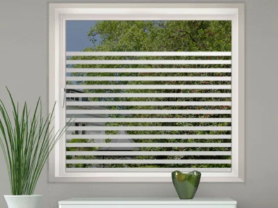 Fensterfolie Streifen 3/3