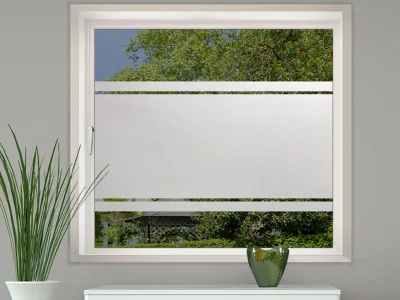 Fensterfolie Zwei Streifen 5/1