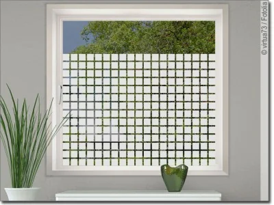 Folie für Fenster Quadrate