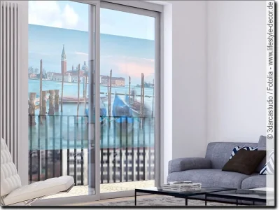 Fensterfolie mit Foto Venedig
