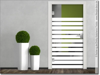 Ganzglastür Folie Streifen 10/3 cm