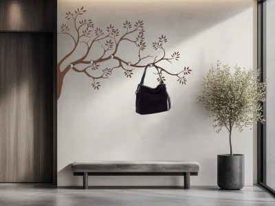 Wandtattoo Garderobe mit Ast