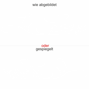 Glasaufkleber La Cuisine - Ansicht Ausrichtung mit Farbauswahl