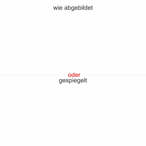 Glasaufkleber Muscheln