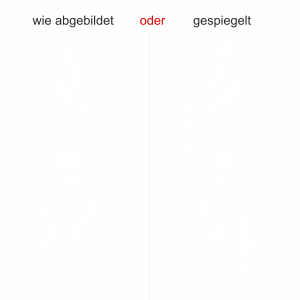 Glasdekor Wohlfühlranke